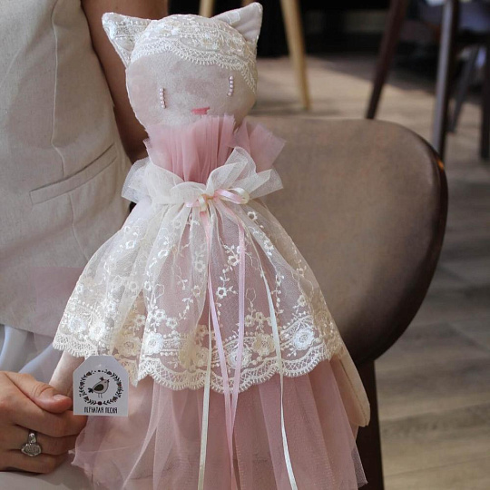 На фото Игрушка ручной работы «Балерина» Игрушка ручной работы «Балерина»