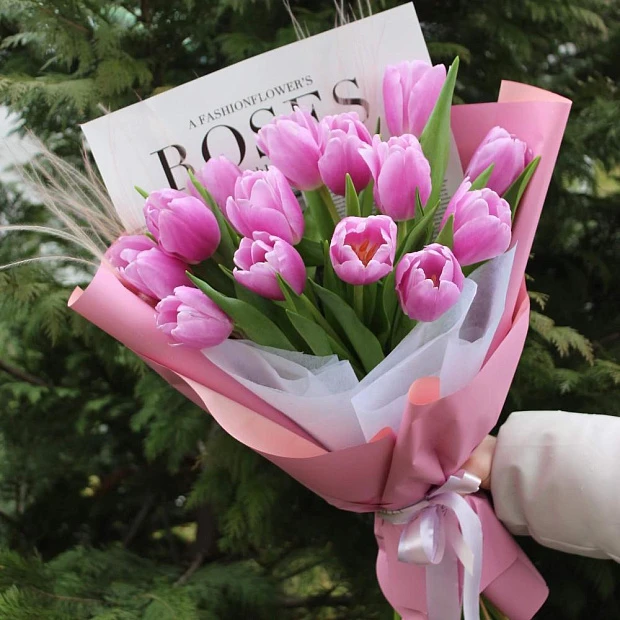Букет с тюльпанами «Весна»